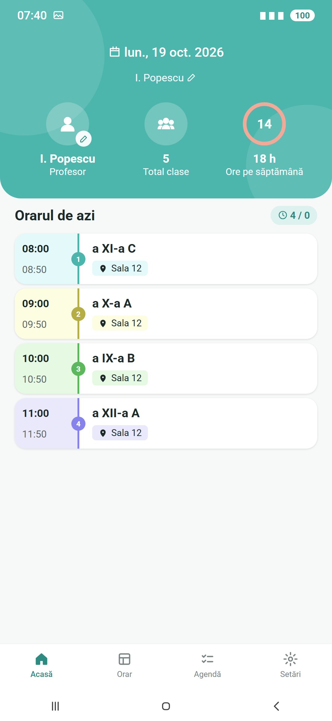Ziua profesorului